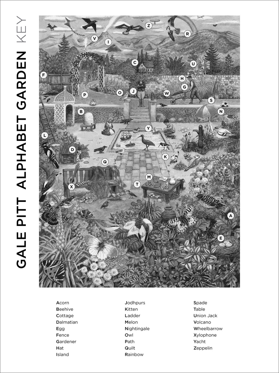 Gale Pitt: Alphabet Garden 1000pc