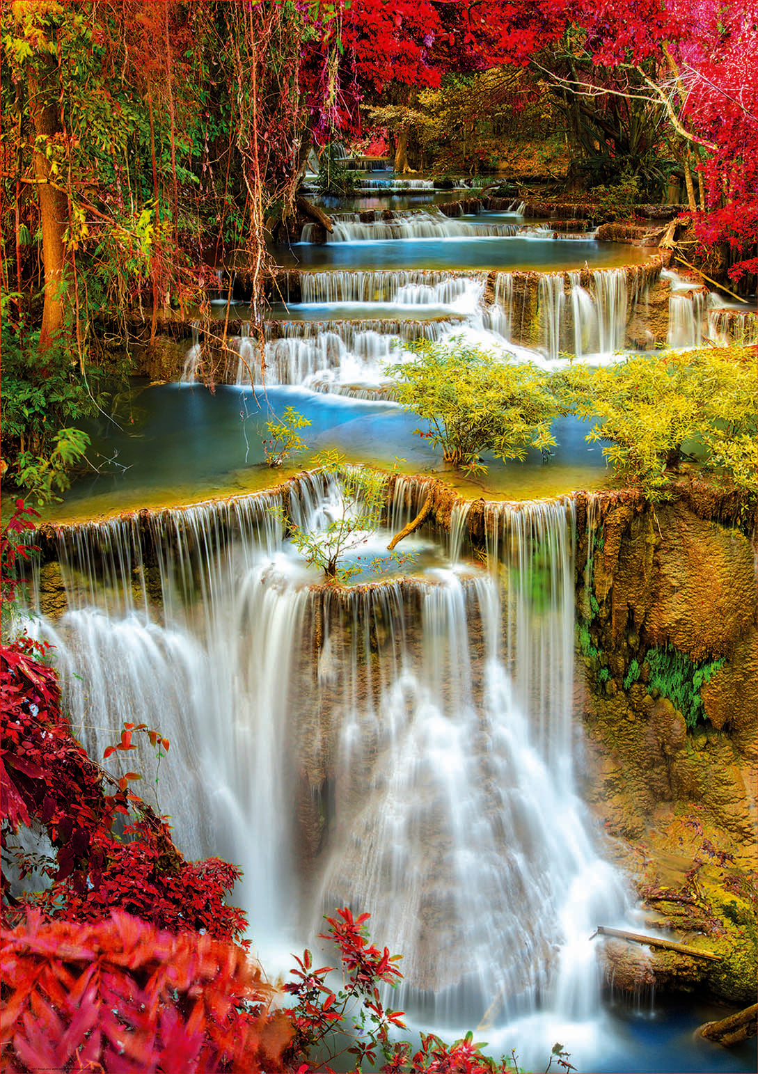 Waterfall in Forest 1000pc