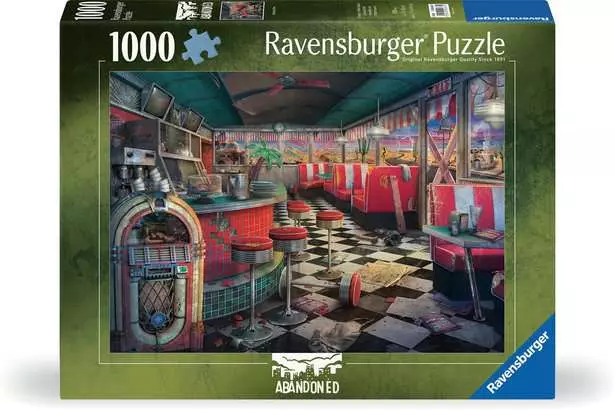 Abandoned Places: Decaying Diner 1000pc