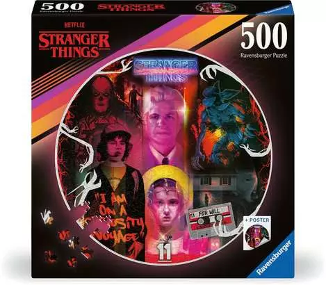 Stranger Things Round 500pc
