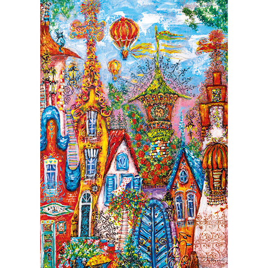 Charming Village, Blue Gate 500pc