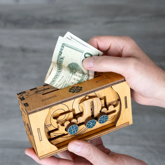 Nordic Longship Secret Puzzle Gift Box