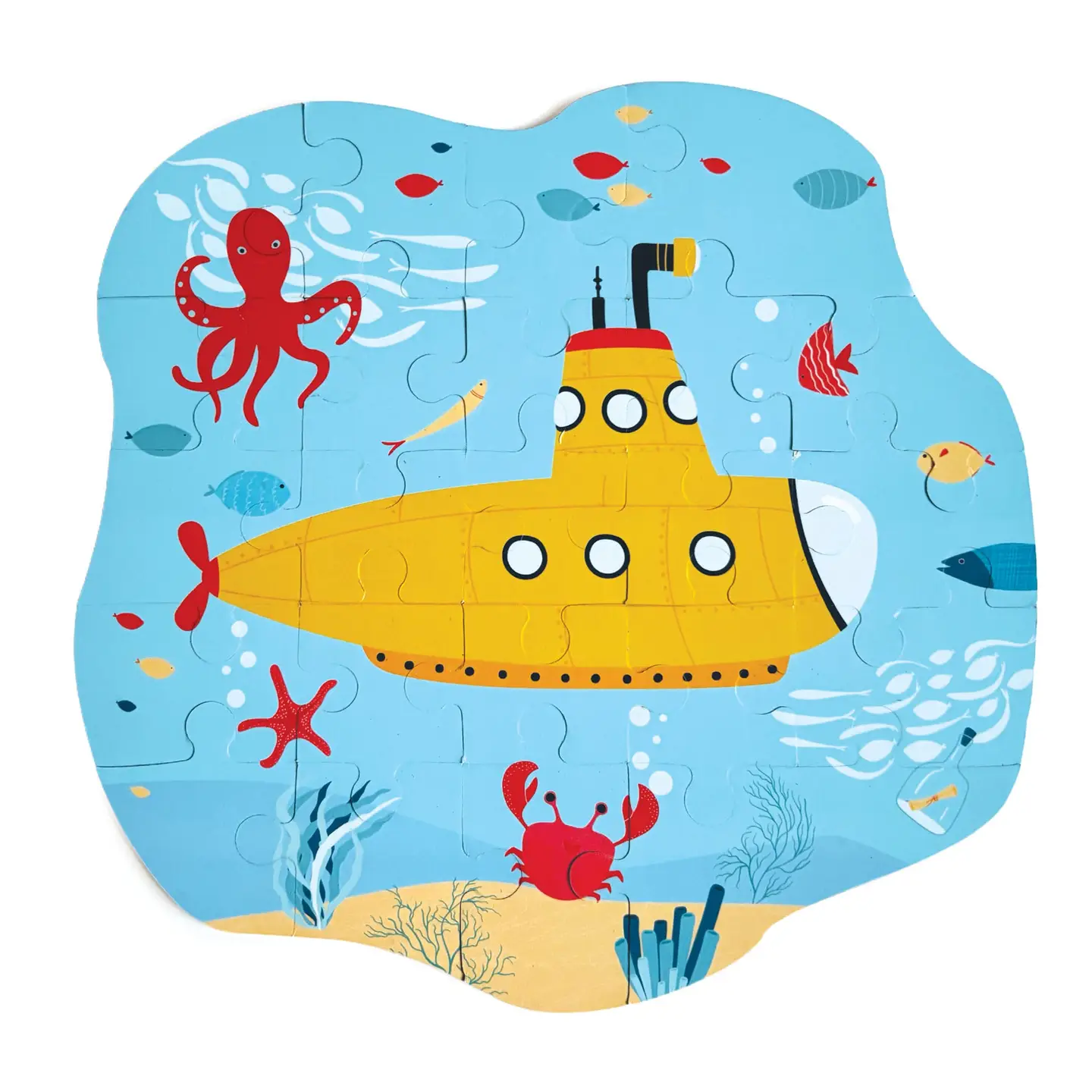 Double-sided Mini Puzzle: Ocean 23pc