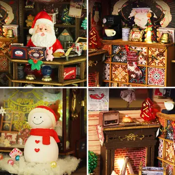 Miniature House Kit: Christmas Wonderland