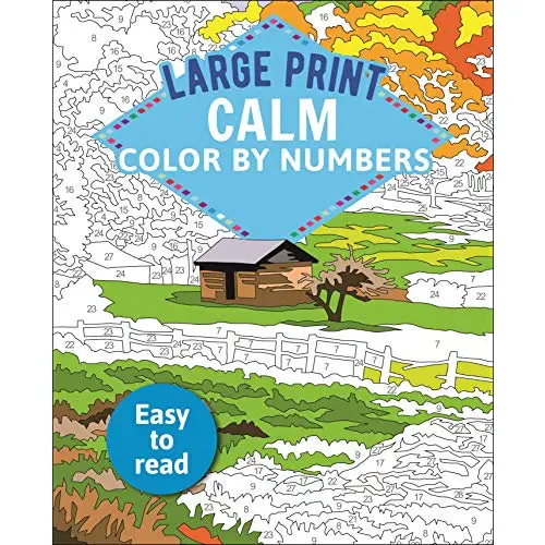 Coloring Book: Calm Color By Numbers