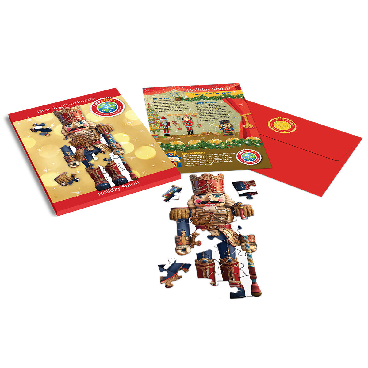 Nutcracker Greeting Card Jigsaw Puzzle