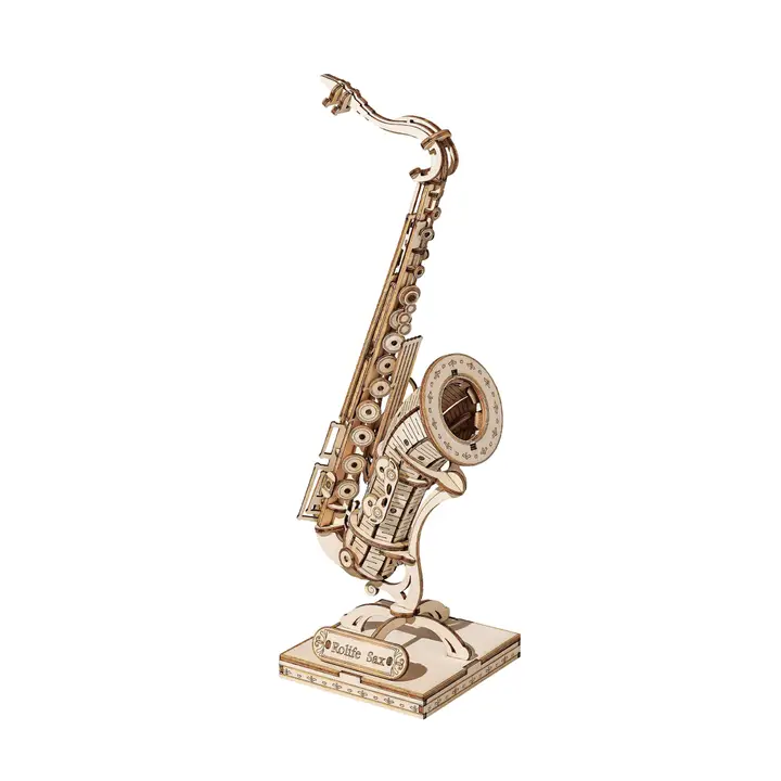 3D Wooden Model: Saxophone