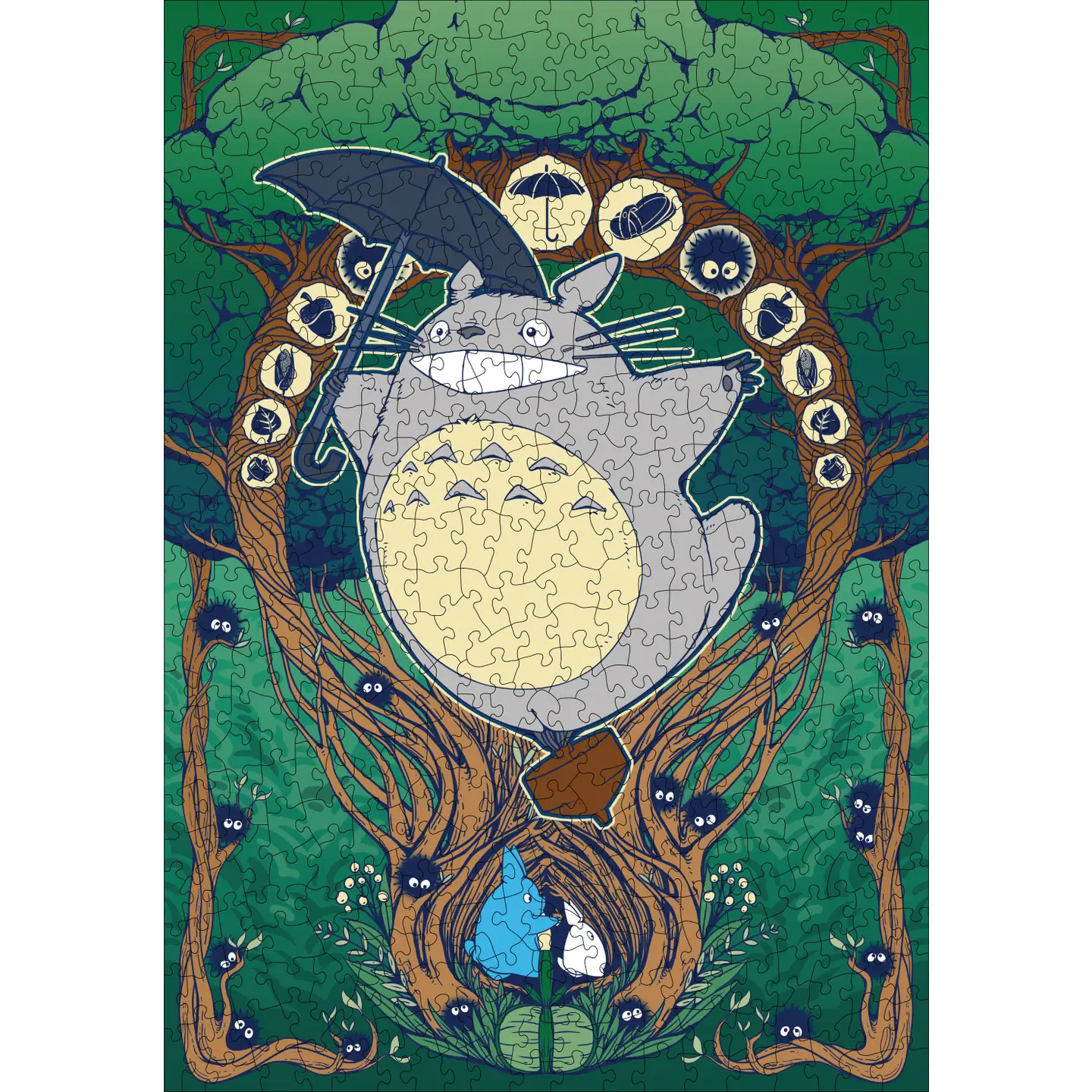 Studio Ghibli My Neighbor Totoro: Fly with Totoro (Tube) 500pc