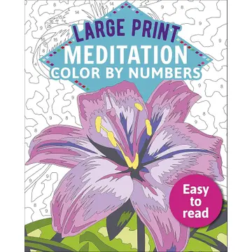 Coloring Book: Meditation Color by Numbers