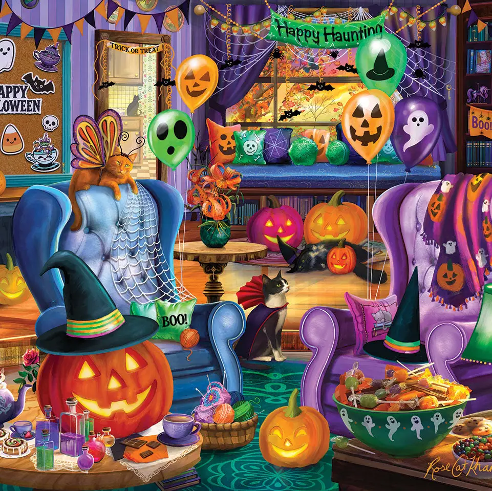 Halloween Library 1000pc