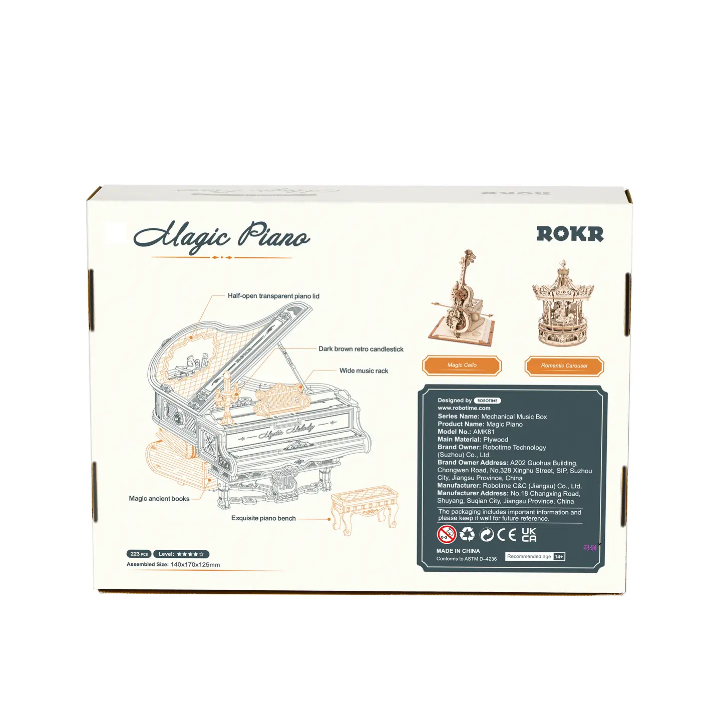 Mechanical Music Box: Magic Piano