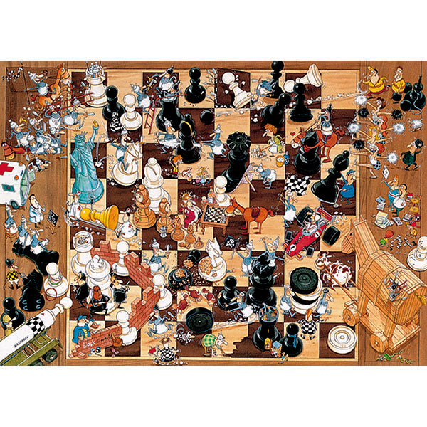 Black or White (Chess) by Delgano 1000pc