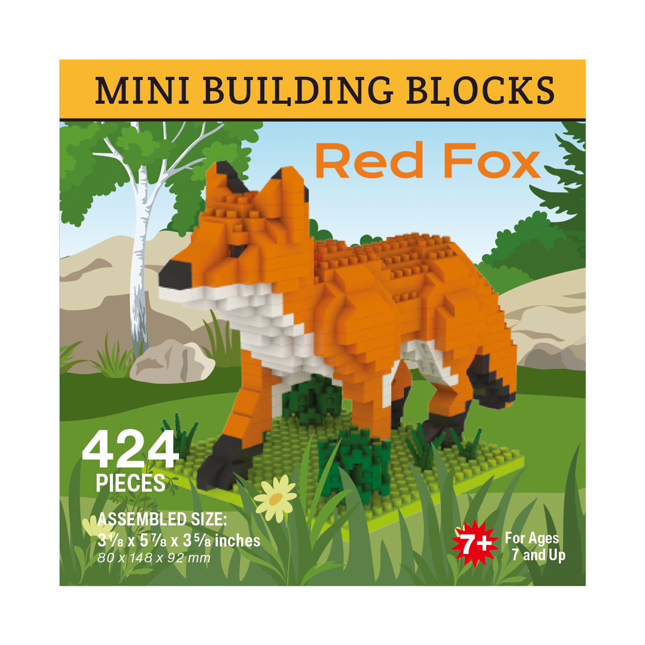 Mini Building Blocks: Red Fox