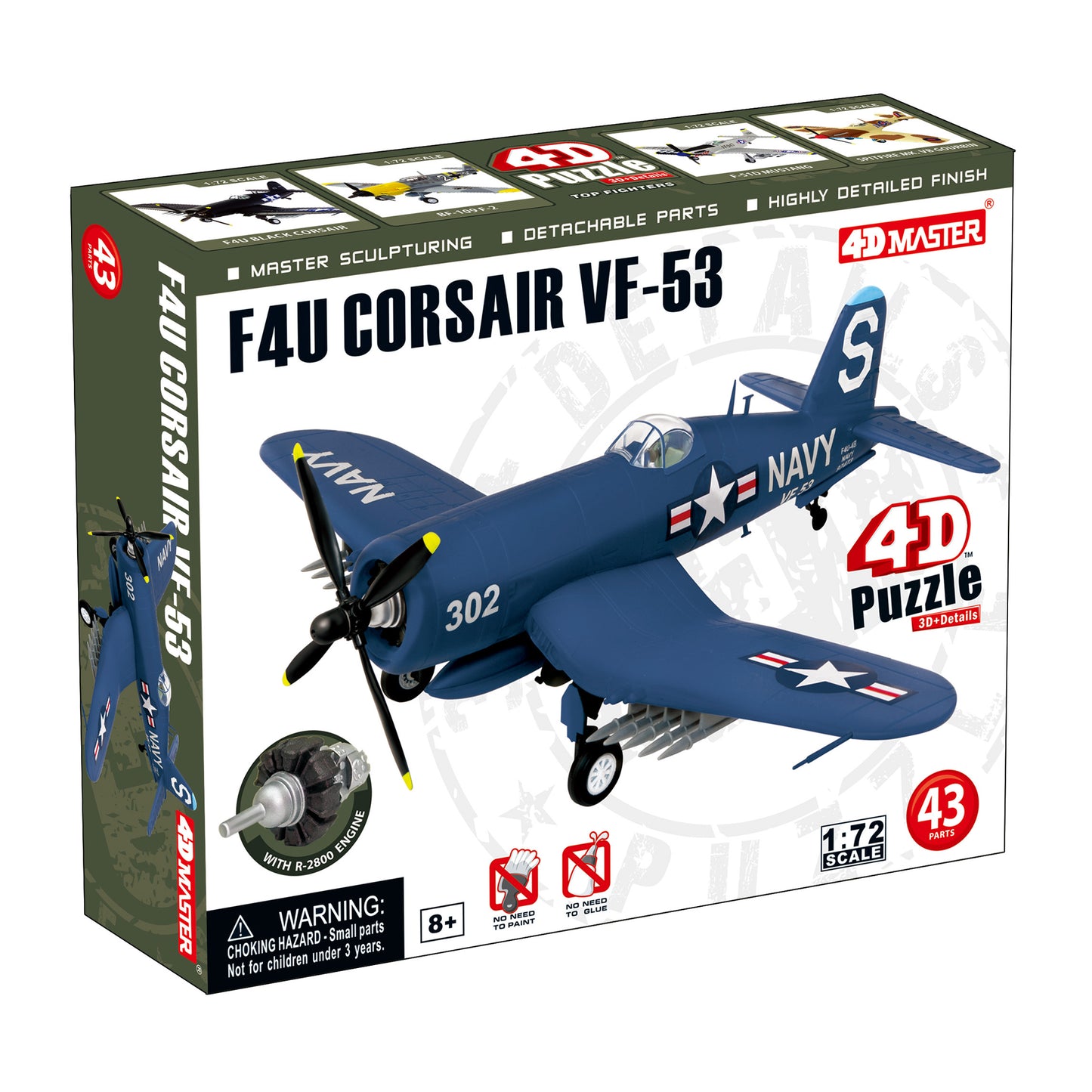 4D F4U Corsair VF-53 43pc