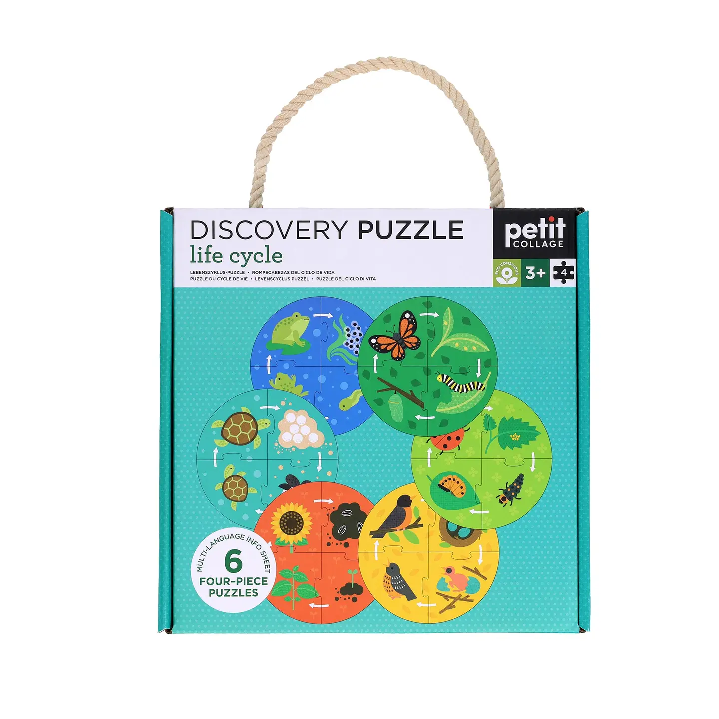 Life Cycle Discover Puzzle 6x4pc