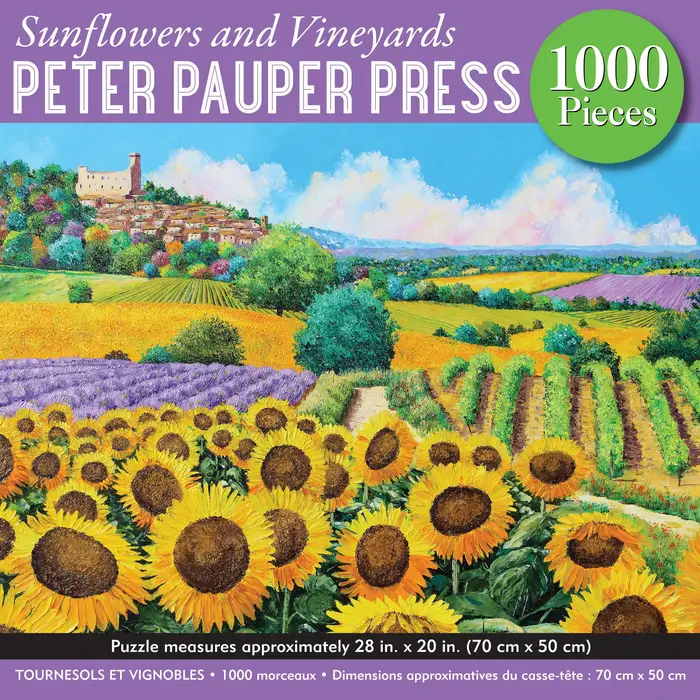 Sunflowers & Vineyards 1000pc