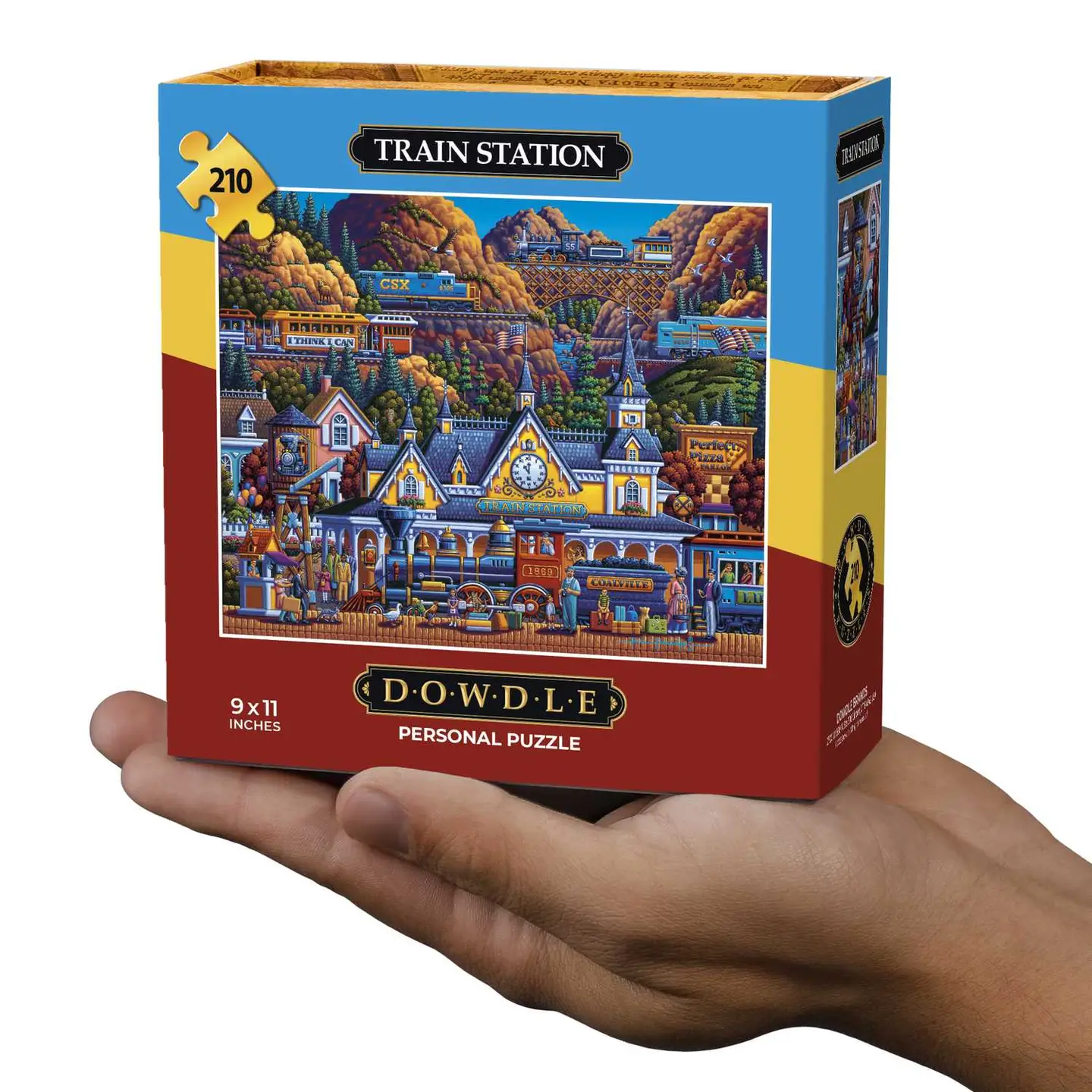 Dowdle: Train Station Personal Puzzle 210pc