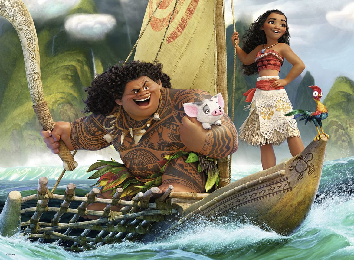 Moana and Maui 100pc