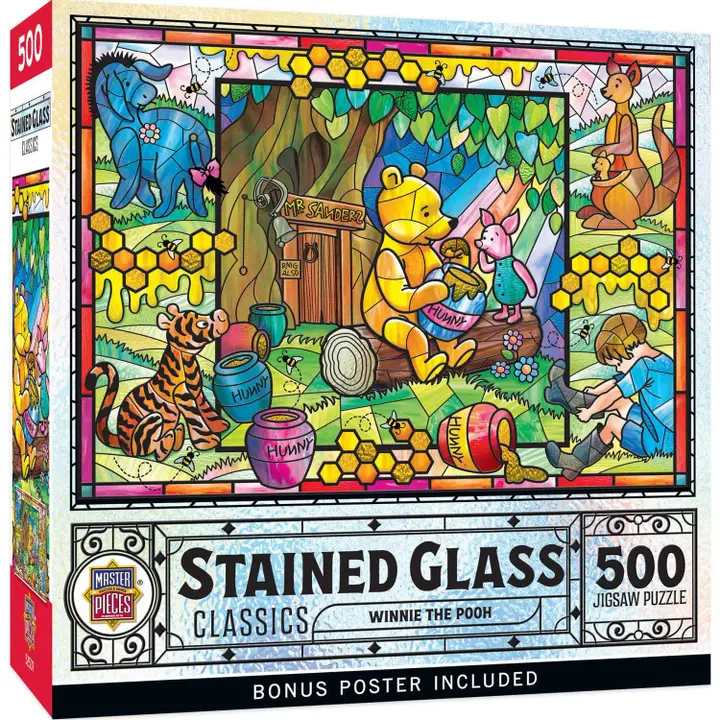 Stained Glass - Winnie the Pooh 500pc