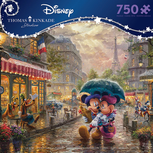 Mickey and Minnie in Paris 750pc