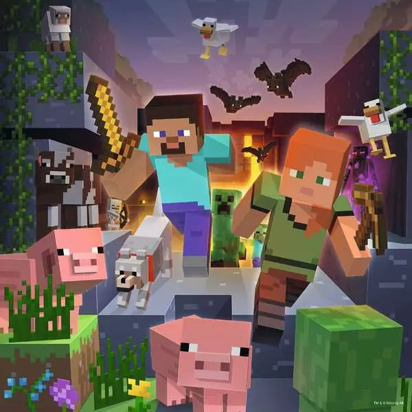 Minecraft Biomes 3x49pc