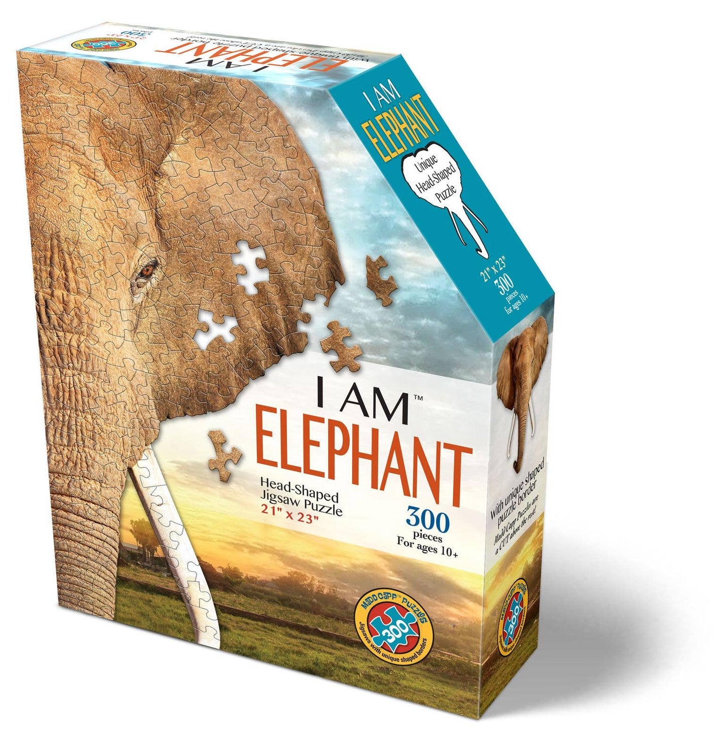 I AM Elephant - Shaped 300pc