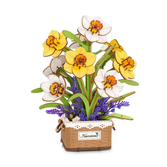 Wooden Flower Puzzle: Narcissus