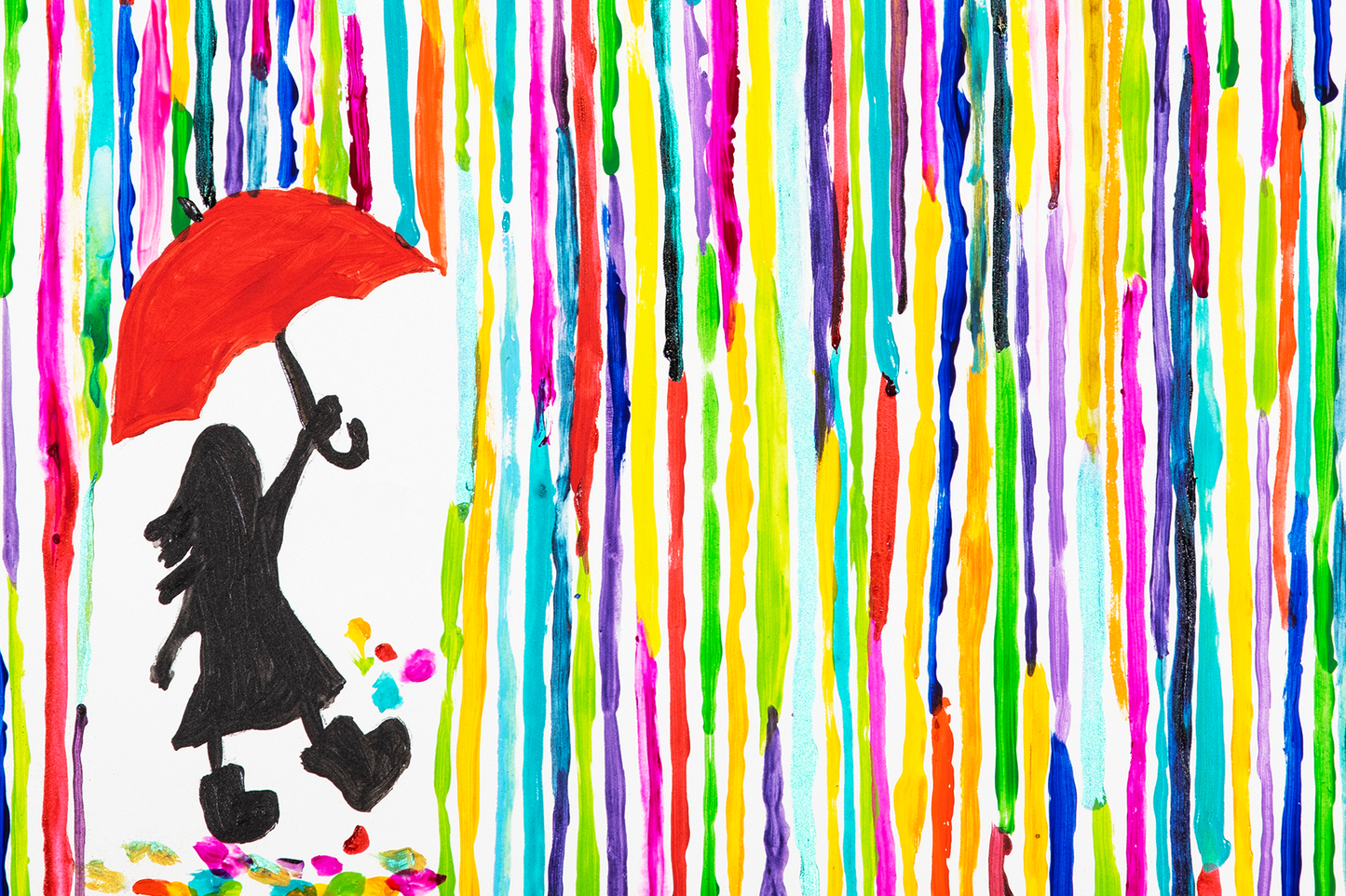 Rainbow Rain Micro Tube 150pc