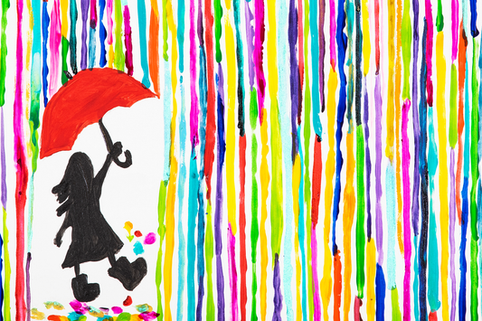 Rainbow Rain Micro Tube 150pc