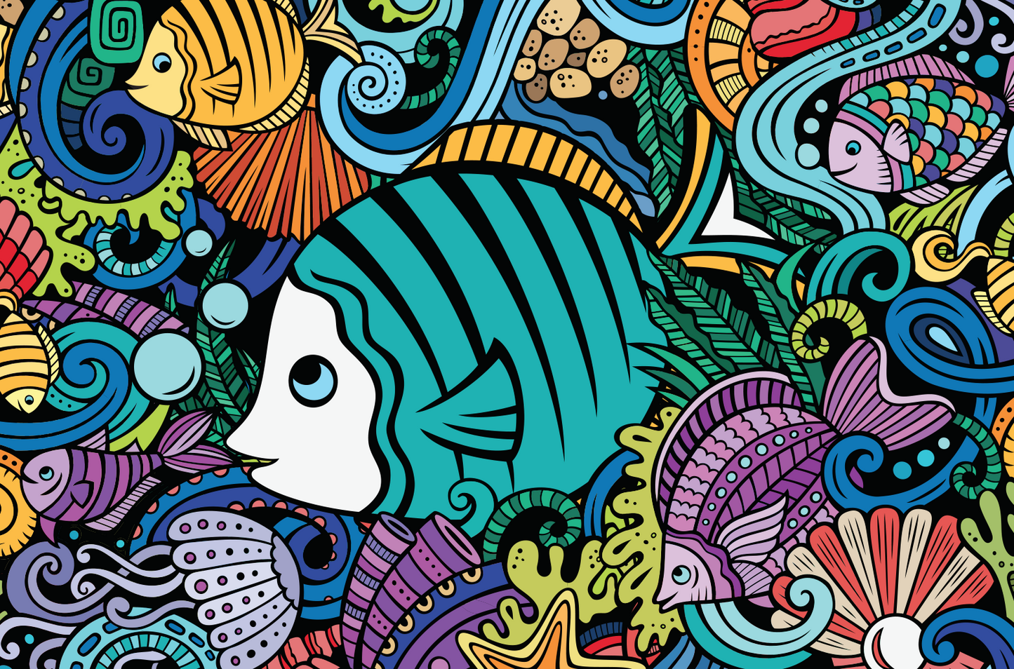 Fish Doodle Micro Tube 150pc
