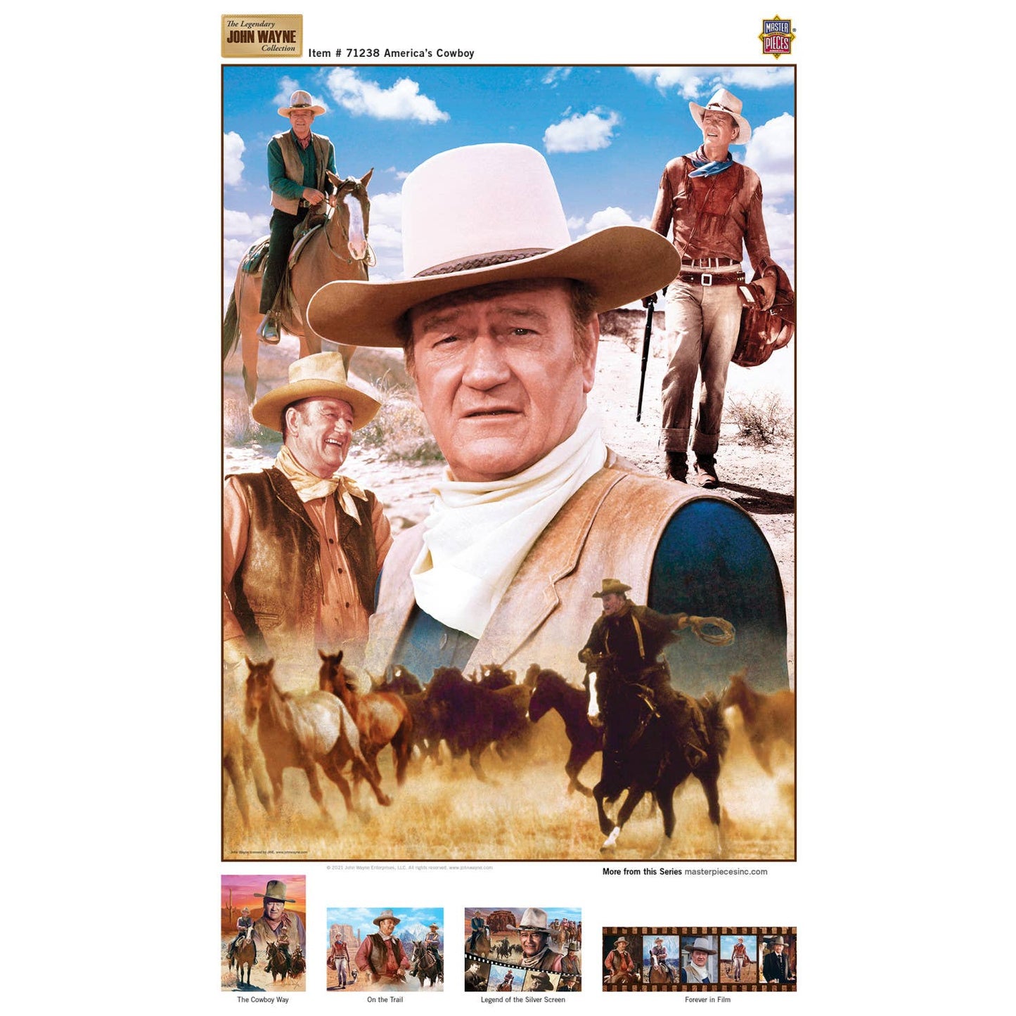 John Wayne Collection - America's Cowboy 1000pc