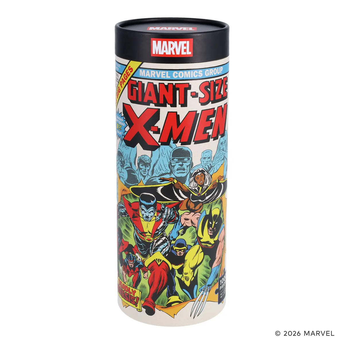 Marvel X-Men Jigsaw Puzzle and Trivia (Tube) 1000pc