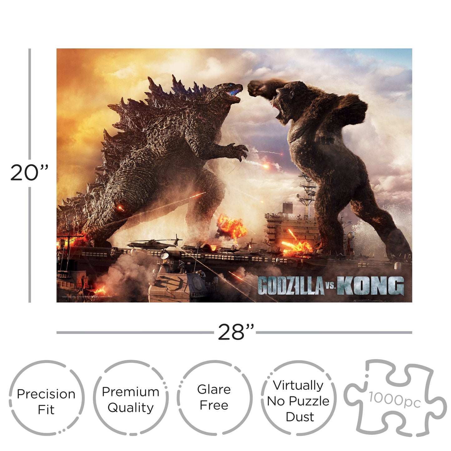 Godzilla vs Kong 1000pc
