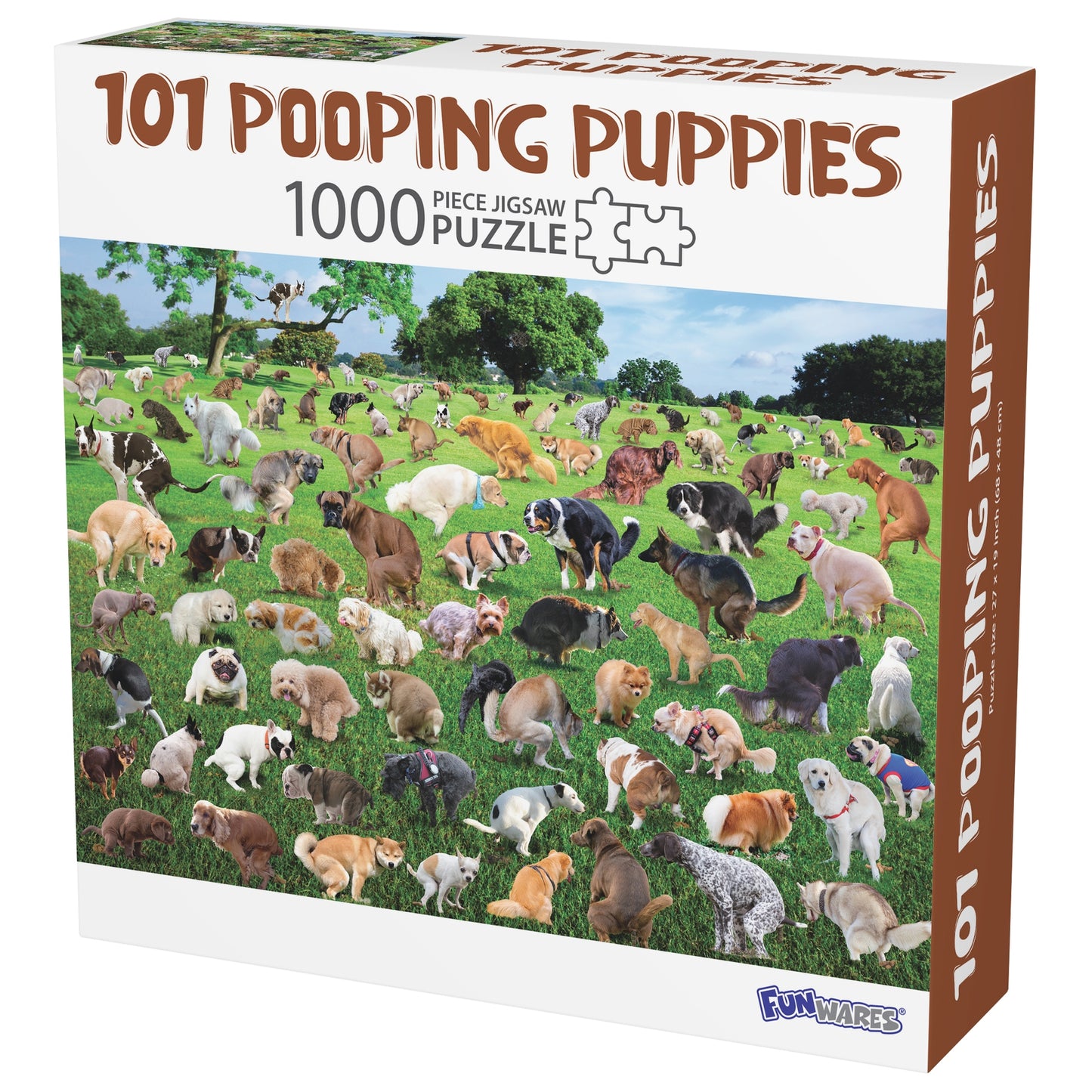 101 Pooping Puppies 1000pc