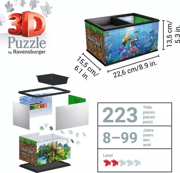 Minecraft Storage Box 3D 216pc
