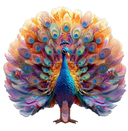 Striking Peacock (S)