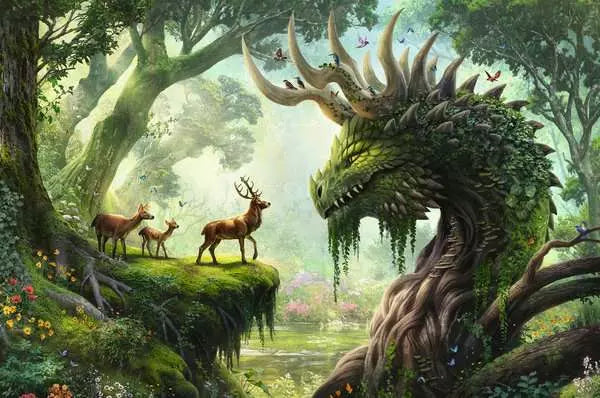 The Forest Dragon Awakes 3000pc