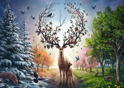 Magical Deer 1000pc