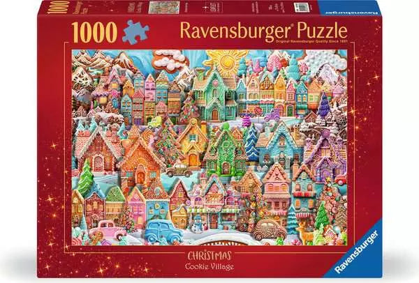 Christmas Cookie Village 1000pc