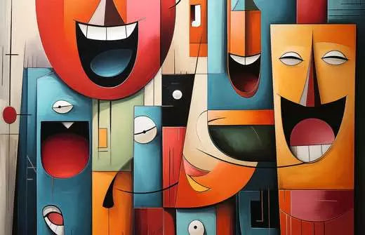 Puzzle Moment: Happy Cubism 200pc