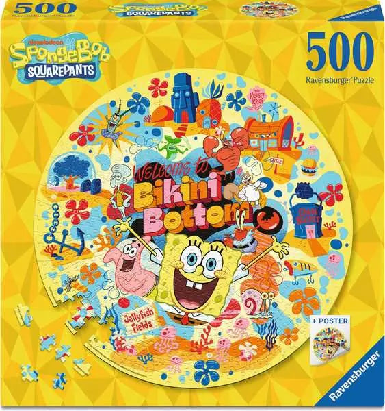 Spongebob Squarepants Round 500pc