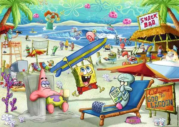 SpongeBob SquarePants - Beach Fun at the Goo Lagoon 1000pc