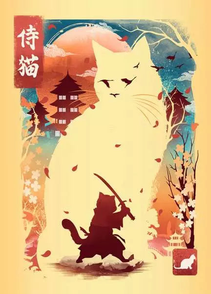 Cat Warrior, Red Panda & Dragon Mini Puzzle Set 3x 100pc