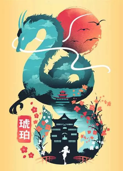 Cat Warrior, Red Panda & Dragon Mini Puzzle Set 3x 100pc