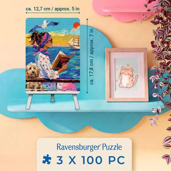 Have Dog, Will Travel Mini Puzzle Set 3x 100pc