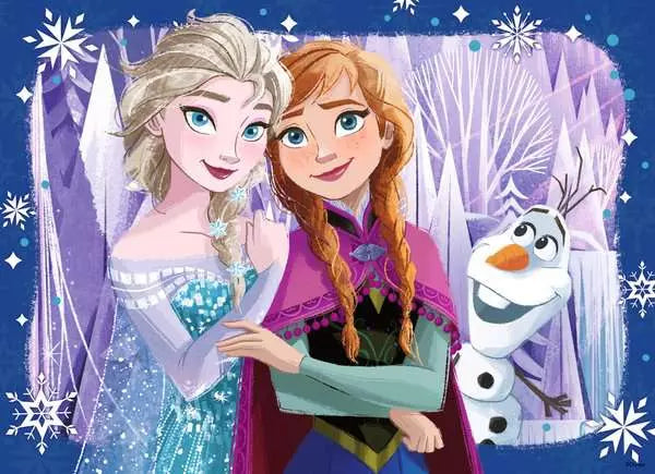 Disney Frozen Bumper Puzzle Pack 4x100pc