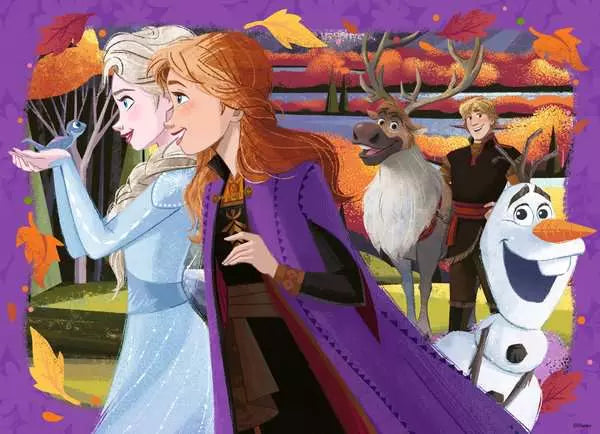 Disney Frozen Bumper Puzzle Pack 4x100pc