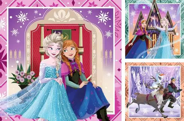 Disney Frozen 3x49pc
