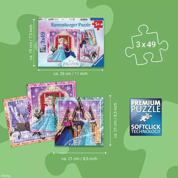 Disney Frozen 3x49pc