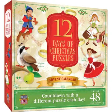 12 Days of Christmas Puzzles - Advent Calendar 12x48pc